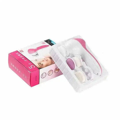 Facial Cleansing Brush Face Scrubber: 7 in 1 Electric Exfoliating Spin Cleanser Device Waterproof Deep Cleaning