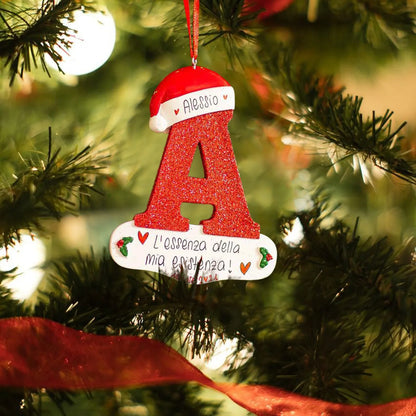 Christmas Tree Decoration Letter Pendant 26 Letters Home Holiday Pendant Xmas