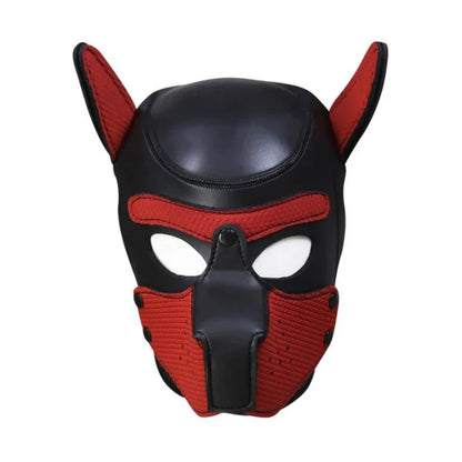 Detachable Mouth Gag Hood, Puppy Play Mask, BDSM Bondage Fetish Toys for Women Men