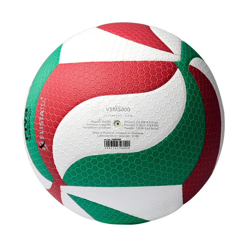 Original Molten V5M5000 Volleyball Standard Size 5 PU Ball for Students Adult and Teenager Competition Training Outdoor Indoor