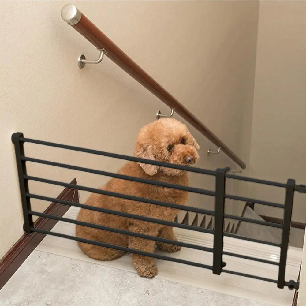 Retractable Pet Dog Gate Punch Free Puppy Fence Child Barrier Freestanding Dog Gates For Small Medium Dog Pet Cat Dog Fence Gate