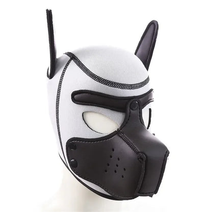 Detachable Mouth Gag Hood, Puppy Play Mask, BDSM Bondage Fetish Toys for Women Men