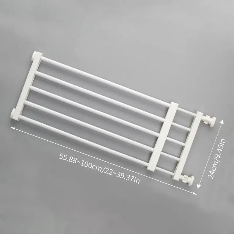 Metal Pet Gates Portable Fence Retractable Extra Wide Baby Gate Safety Fence Dog Gate For Hall Doorways Stairs