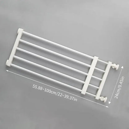 Metal Pet Gates Portable Fence Retractable Extra Wide Baby Gate Safety Fence Dog Gate For Hall Doorways Stairs