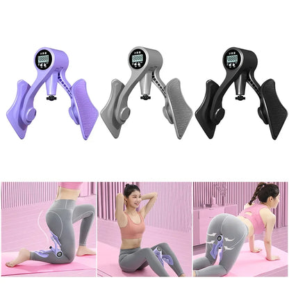 Digital Counter Hip Trainer Leg Trainers Pelvic Floor Muscle Strength Adjustable Leg Exerciser Inner Thigh  Fitness Equipment